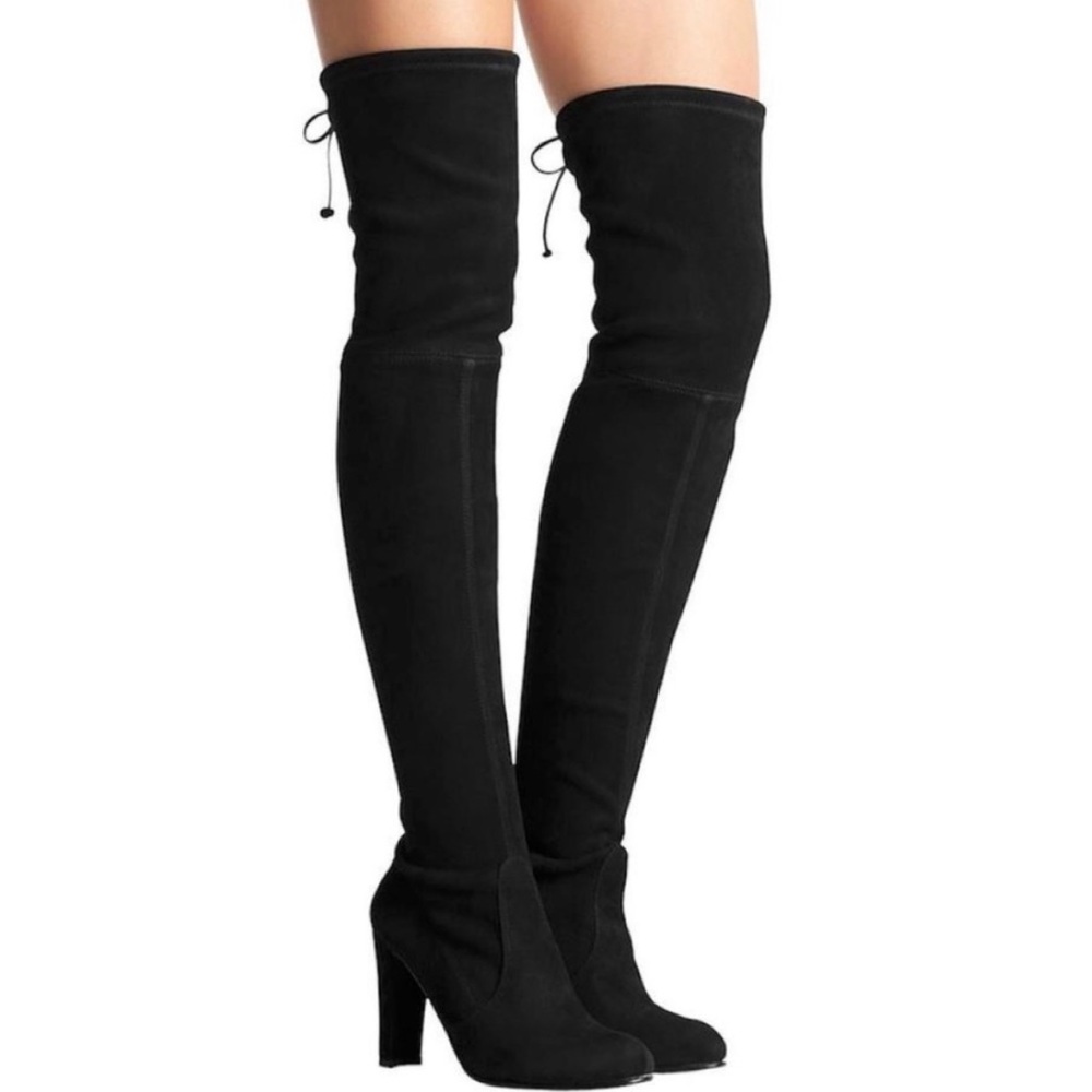 Stuart Weitzman Highland Suede Over-the-Knee Boots